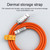 Mech Series 6A 120W USB to 8 Pin Metal Plug Silicone Fast Charging Data Cable, Length: 1.8m