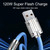Mech Series 6A 120W USB to 8 Pin 180-degree Metal Plug Fast Charging Cable, Length: 1.8m