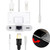 NK-1033 5 in 1 8 Pin Male to Dual USB + 3.5mm AUX + Ethernet + 8 Pin Power Female Adapter