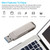 Richwell 3 in 1 16G Micro USB + 8 Pin + USB 3.0 Metal Rotating Push-pull Flash Disk with OTG Function