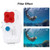 PULUZ 40m/130ft Waterproof Diving Case for iPhone 15 / 15 Pro / 14 / 14 Pro / 13 / 13 Pro / 12 / 12 Pro, with One-way Valve Photo Video Taking Underwater Housing Cover