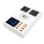 YC-CDA10W 10W Multi Port USB Intelligent Digital Display Fast Charging Wireless Charger, UK Plug