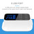 YC-CDA19A 8-port USB Multi-function 40W Intelligent Digital Display Fast Charging Dock, UK Plug