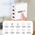 WLX-A6 4 Ports Quick Charging USB Travel Charger Power Adapter, US Plug
