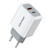 awei PD4 20W PD Type-C + QC 3.0 USB Interface Fast Charging Travel Charger with Data Cable, EU Plug