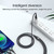 4 in 1 66W 6A USB to 8 Pin + Micro USB + Dual USB-C / Type-C Fast Charging Data Cable, Cable Length: 1.2m
