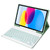 For iPad 10th Gen 10.9 2022 A10B Lambskin Texture Ultra-thin Bluetooth Keyboard Leather Tablet Case with Pen Slot