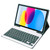 For iPad 10th Gen 10.9 2022 A10B Lambskin Texture Ultra-thin Bluetooth Keyboard Leather Tablet Case with Pen Slot