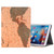Retro World Map Pattern Leather Case with Holder & Card Slots & Wallet for iPad Air 2, Random Delivery