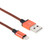 2m Woven Style 8 Pin to USB Sync Data / Charging Cable