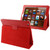 High Quality Litchi Texture Folding Leather with Sleep / Wake-up & Holder Function for iPad 2 / iPad 3 / iPad 4