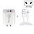 SDC-18W 18W PD 3.0 Type-C / USB-C + QC 3.0 USB Dual Fast Charging Universal Travel Charger with Micro USB to 8 Pin Fast Charging Data Cable, AU Plug