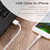 XJ-51 3A USB to 8 Pin Fast Charging Cable for iPhone 12 Series, Length: 1m