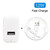 12W USB Charger + USB to 8 Pin Data Cable for iPad / iPhone / iPod Series, UK Plug