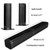 BKS-33 5.0 TV Home Wireless Soundbar, Support TF, Removable and Splice, 3D Stereo Effect
