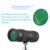 LUXUN 8-24X30 Shimmer Night Vision Single-Cylinder Variation Telescope with Phone Clip & Tripod
