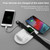 KT-W50A8 3 in 1 10W Multi-Function Bracket Wireless Charger for iPhones / iWatch / AirPods