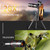 Mobile Phone Universal Lens Telescope 28X + Wide Angle 0.6X + Macro 20X + Fisheye 198 Degree Set