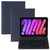 A06 Detachable Lambskin Texture Ultra-thin TPU Bluetooth Keyboard Leather Tablet Case with Stand For iPad mini 6