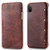 For iPhone X / XS Oil Wax Cowhide Horizontal Flip Leather Case with Card Slots & Wallet