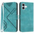 Line Pattern Skin Feel Leather Phone Case