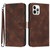 Line Pattern Skin Feel Leather Phone Case