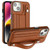 Shockproof Leather Phone Case with Wrist Strap