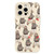 Liquid Silicone Pedestrians Pattern Phone Case