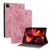 Butterfly Rose Embossed Leather Smart Tablet Case