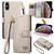 Love Zipper Lanyard Leather Phone Case