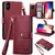 Love Zipper Lanyard Leather Phone Case