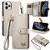 Love Zipper Lanyard Leather Phone Case