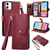 Love Zipper Lanyard Leather Phone Case