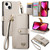 Love Zipper Lanyard Leather Phone Case