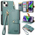 Love Zipper Lanyard Leather Phone Case
