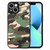 Camouflage Leather Back Cover Phone Case