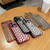 Woven Grid 3D Electroplating Laser Engraving Phone Case
