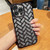 Woven Grid 3D Electroplating Laser Engraving Glitter Paper Phone Case