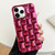 3D Cube Weave Texture Electroplating Phone Case