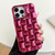 3D Cube Weave Texture Electroplating Phone Case