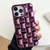 3D Cube Weave Texture Electroplating Phone Case