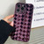 Retro Weave Texture Electroplating Phone Case