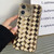 Retro Weave Texture Electroplating Phone Case
