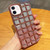 3D Grid Glitter Paper Phone Case