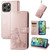 Four-leaf Clasp Embossed Buckle Leather Phone Case