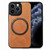 Solid Color Leather Skin Back Cover Phone Case