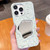 Embossed Rock Texture Mirror TPU Phone Case