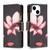Colored Drawing Pattern Zipper Phone Leather Case