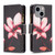 Colored Drawing Pattern Zipper Phone Leather Case