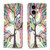 Colored Drawing Pattern Leather Phone Case